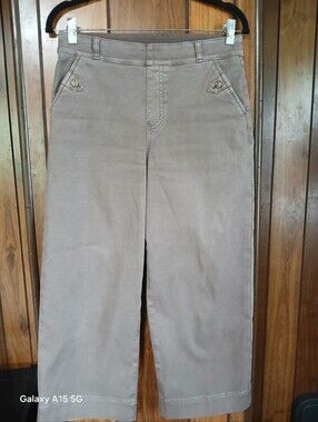 SPANX Women' Straight Chino Pants in Taupe
